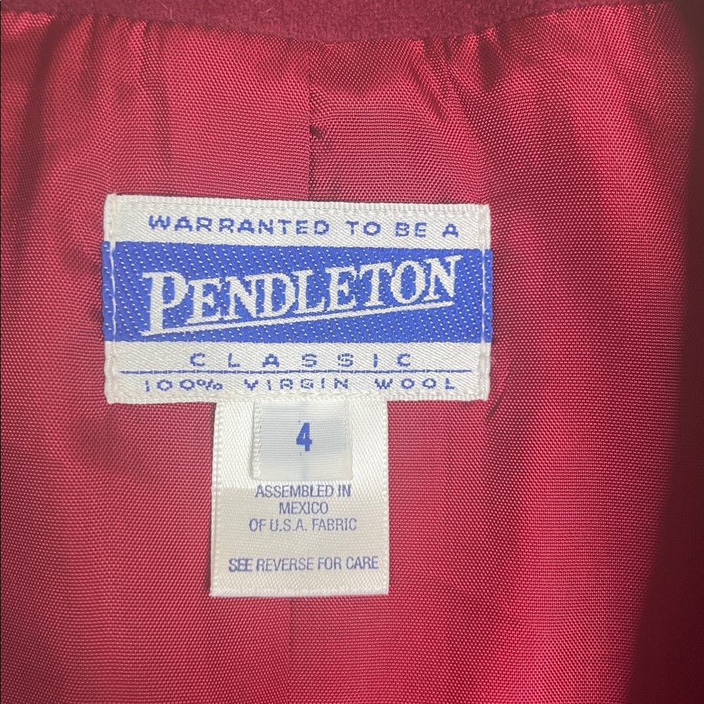 Pendleton Virgin Wool Blazer Jacket Oversized 4 - image 4